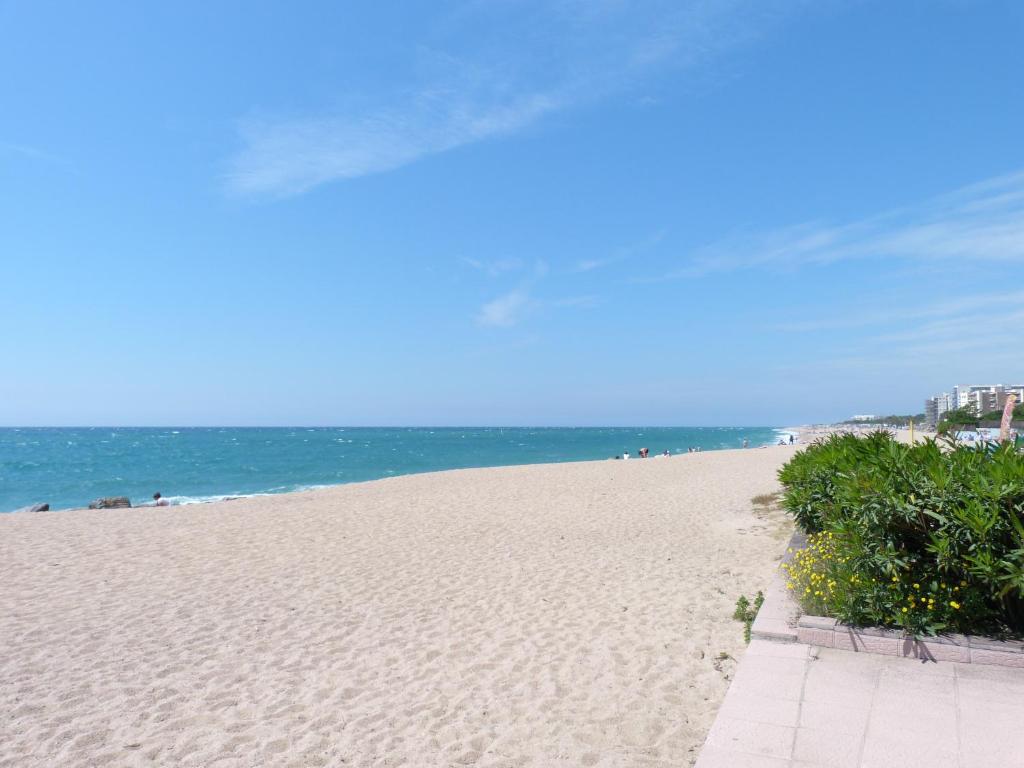 Playa de Malgrat de Mar en la Costa Brava