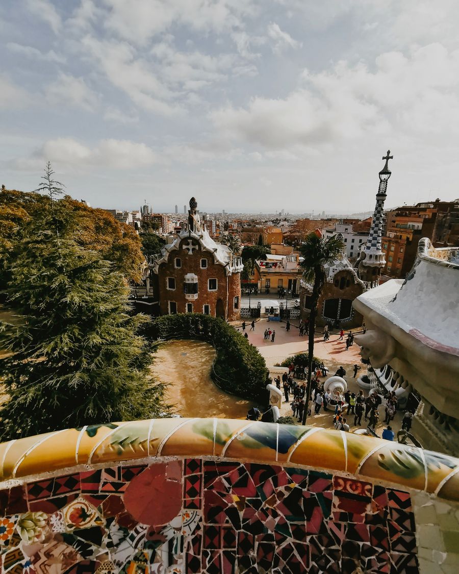 Parc Güell de Gaudí en Barcelona